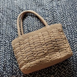 Saks fifth ave Macramé summer time purse